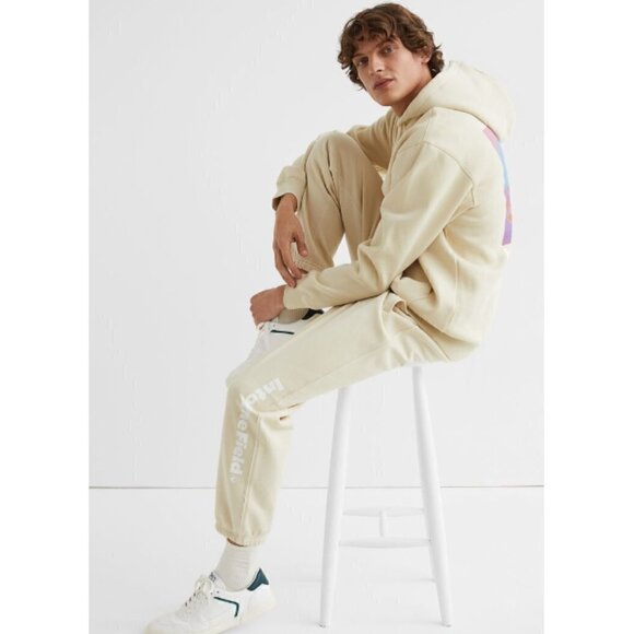 H&M Into the Field Cream Relaxed Hoodie Men's Size XS - Picture 6 of 11